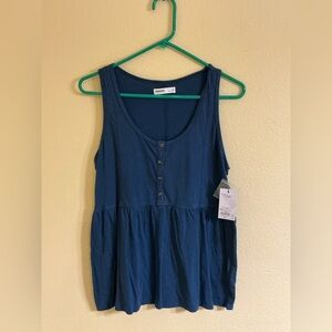 Sonoma Teal Sleeveless Top